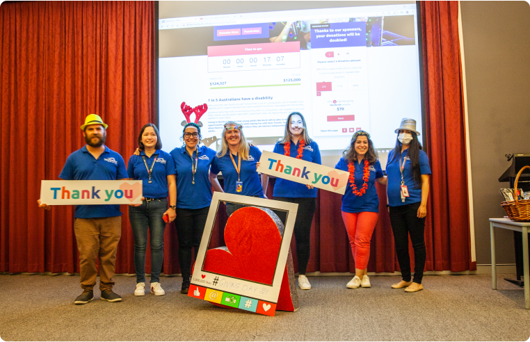 Giving Day 2021 team